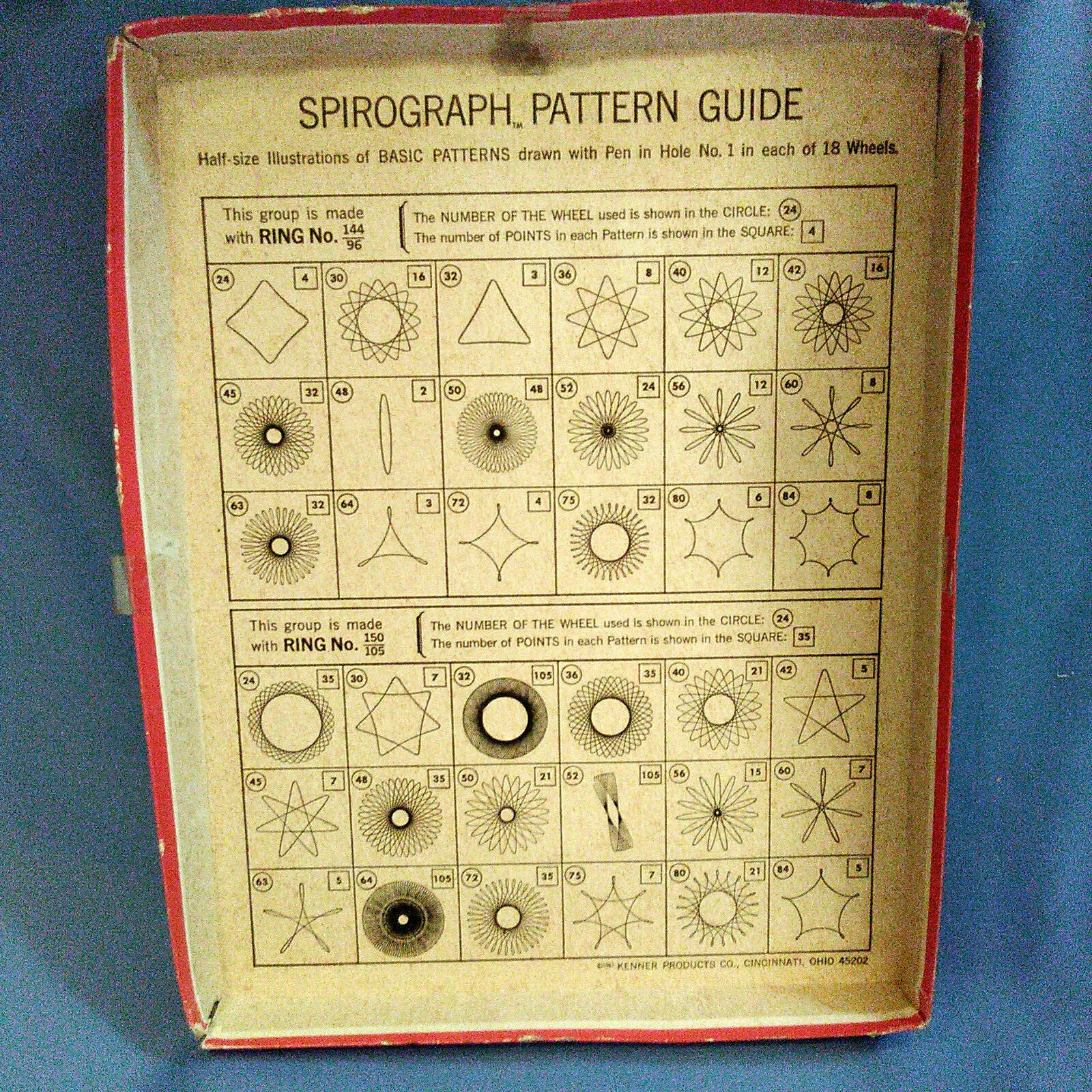 VINTAGE 1967 Kenner's NEW SPIROGRAPH EDUCATIONAL Art COMPLETE Play Set - No Pens