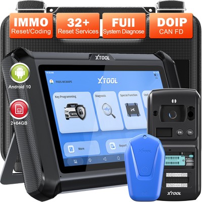 XTOOL X100PADS+KC501+KS-1 Programmer Auto Diagnostic Scan Tool IMMO K!ey Coding