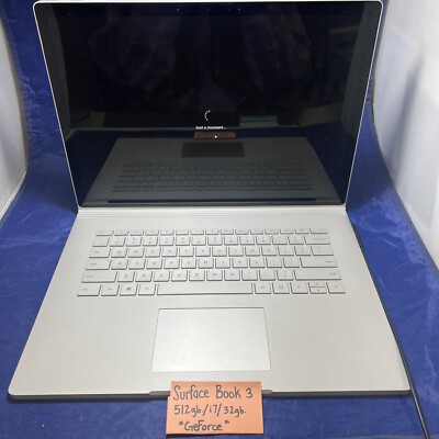 Microsoft Surface Book 3 - 15 in. 512GB i7 32GB Great Condition WIN 11P GeForce