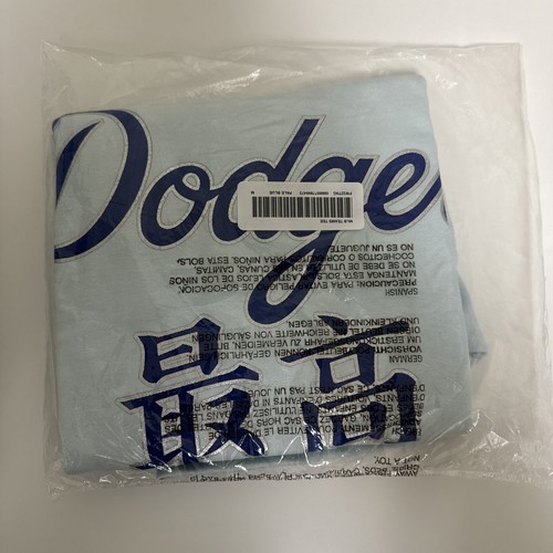 supreme Dodgers シュプリーム SUPREME FW22 MLB KANJI TEAMS TEE LA DODGERS LIGHT BLUE SIZE