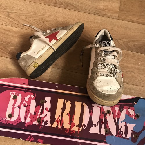 GOLDEN GOOSE ボストン　スタッズ　レア Golden Goose Deluxe Brand GGDB May Sneaker Sequin Silver