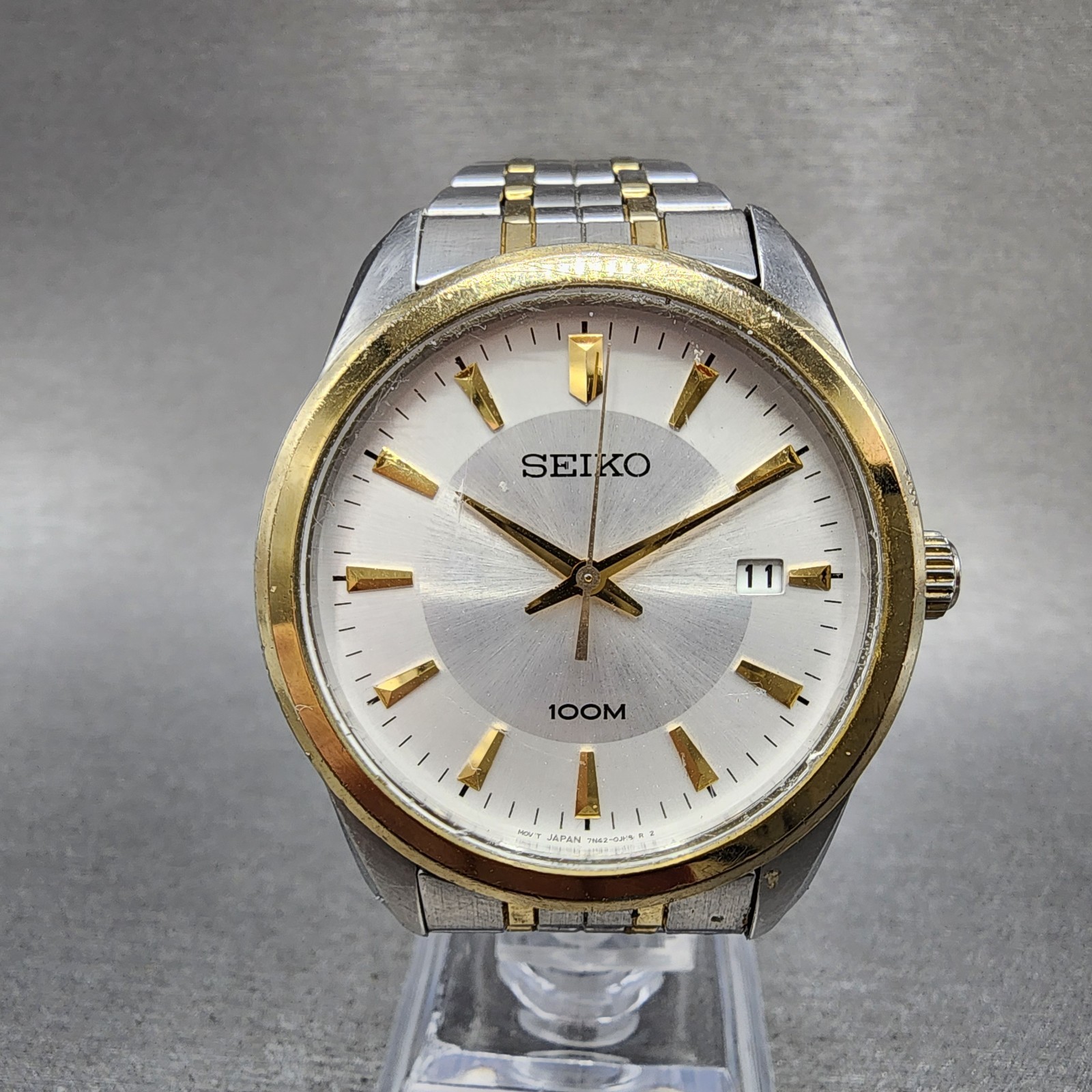 SEIKO 腕時計　3923-502B ブラウン&ゴールド Seiko 3923-502A VFA Vintage Rare Overhaul Stainless Steel