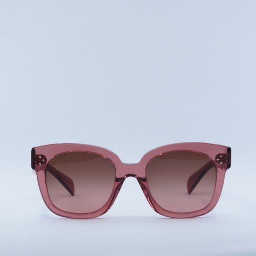 Pre-owned Celine Cl4002un 74t Pink / Gradient Bordeaux 54-22-145 Sunglasses In Red