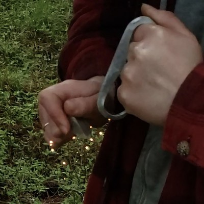 Traditional Fire Steel - Steel Flint Striker for Bushcraft Fire Starting