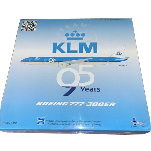 航空機・ヘリコプター KLM B777-306ER PH-BVK 95years www.JetCollector.com: KLM 777-306/ER 95th Anniversary PH-BVK
