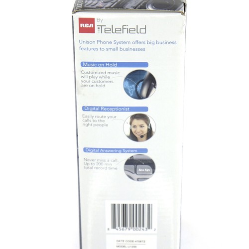 RCA Telefield Unison Cordless Phone System U1200 FREE Shipping!