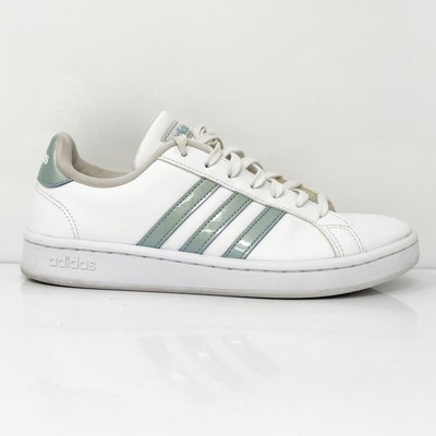 

Adidas Womens Grand Court EE8175 Белая повседневная обувь Кроссовки Размер 8, Белый, Grand Court