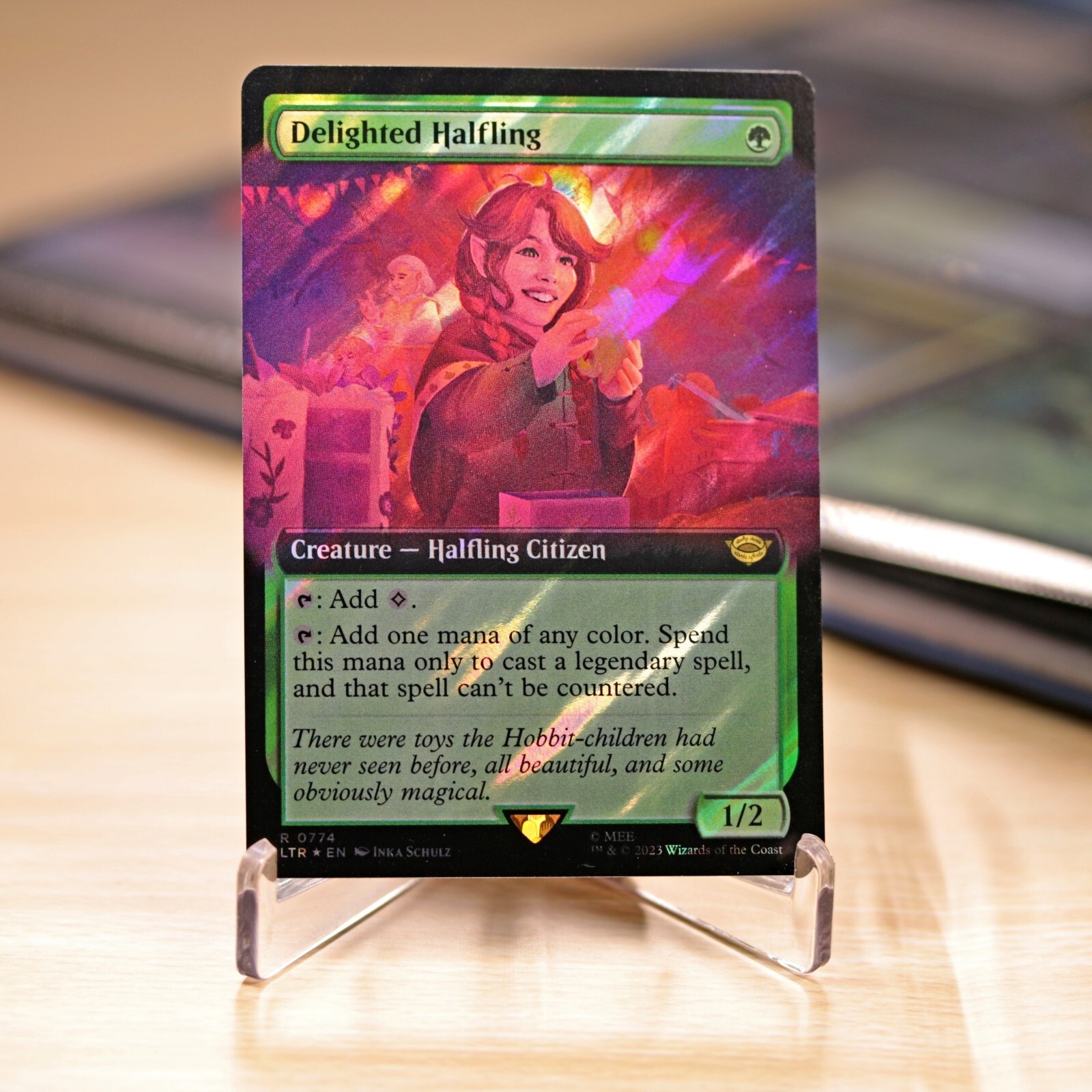 Delighted Halfling Extended Art Surge FOIL #774 | LTR Lord