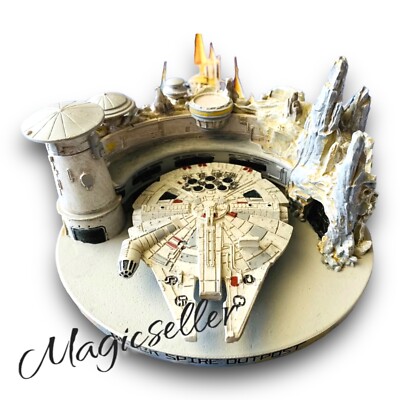 Disney Star Wars Galaxy Edge Black Spire Outpost Millennium Falcon Statue NEW