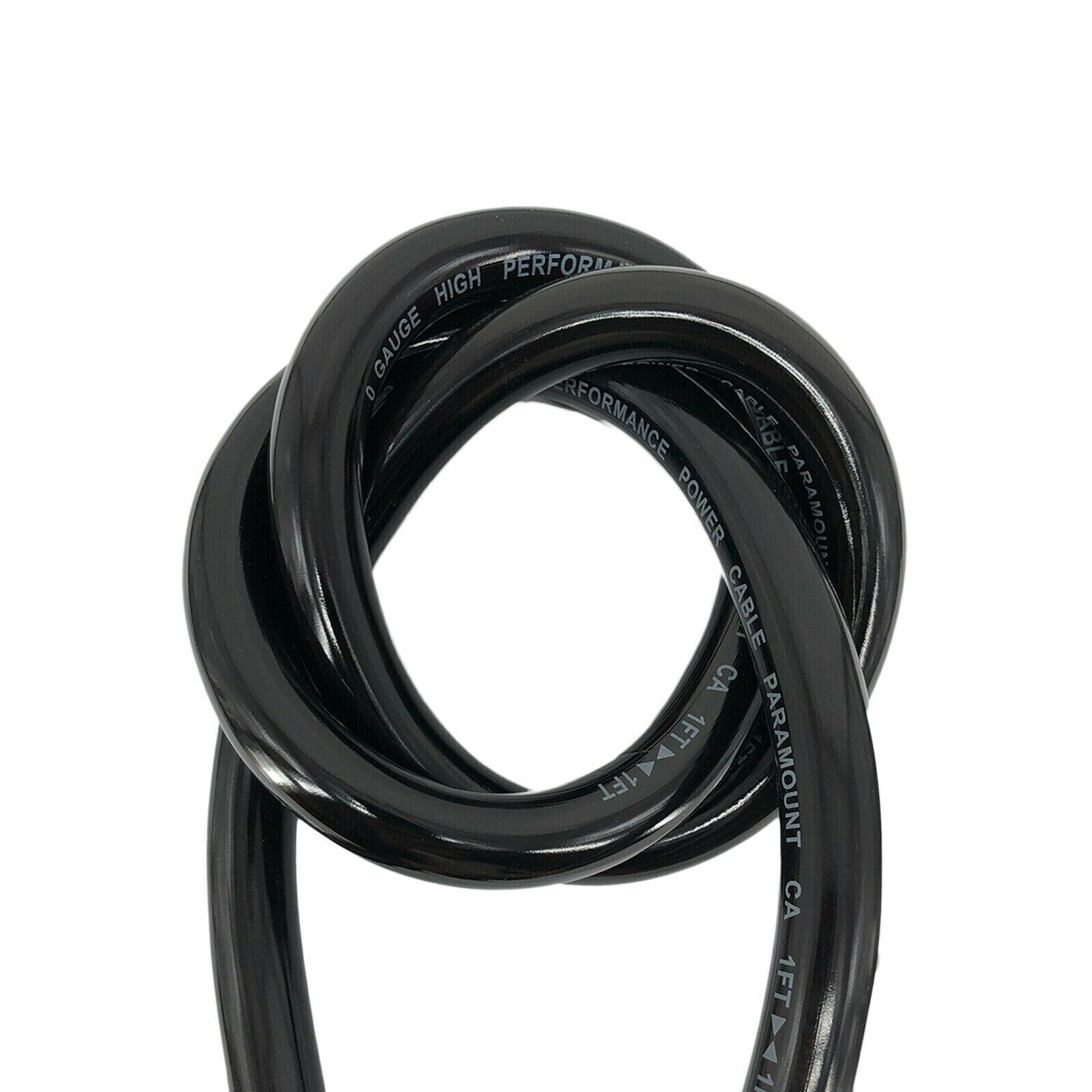 NEW X-Brand 0 Gauge Amp Kit Amplifier Install Wiring HOT 0 Ga Wire RED - 6000W