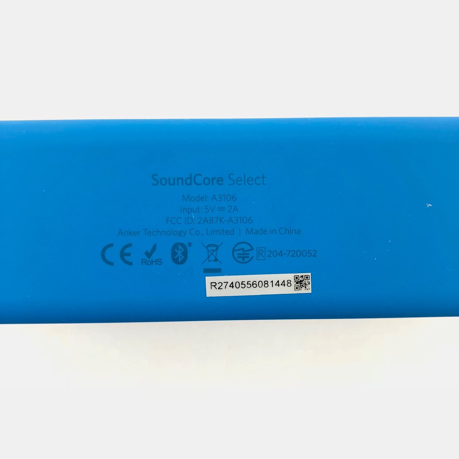 Anker SoundCore Select Portable Blue Wireless Bluetooth Speaker A3106Z31