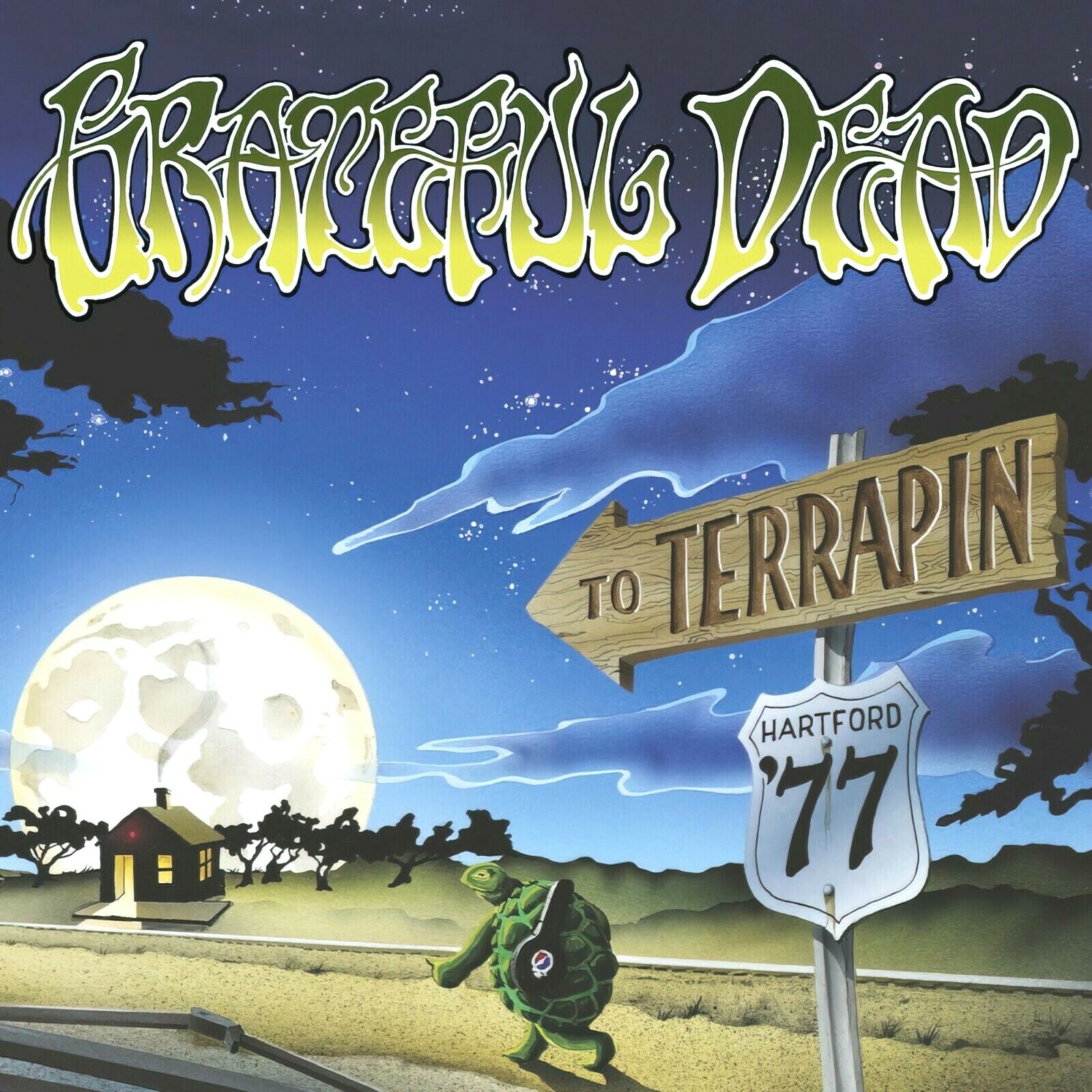 Grateful Dead To Terrapin Hartford 1977 12x12 Album Cover Replica