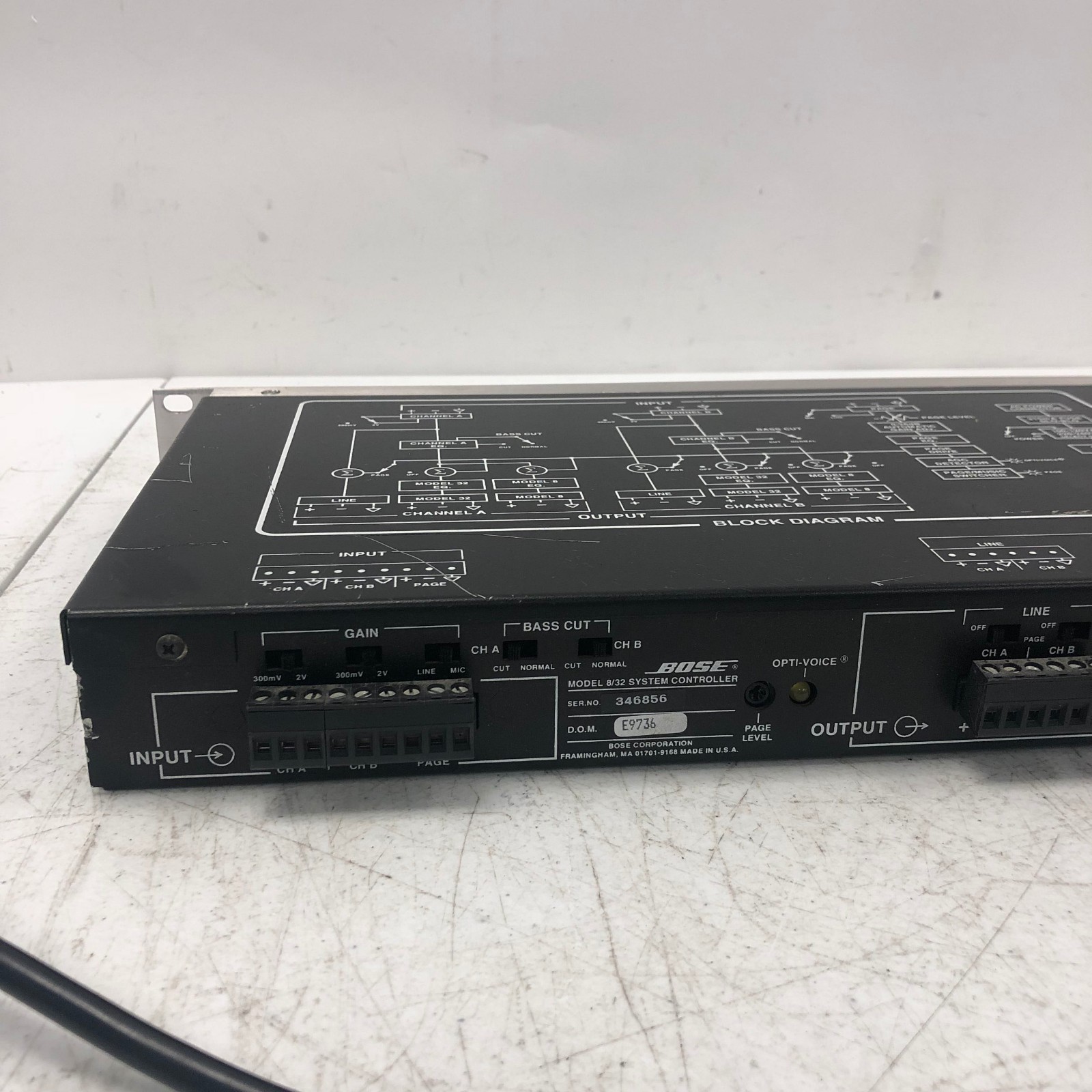 Bose FreeSpace Model 8/32 Rackmount System Controller Tested and Working