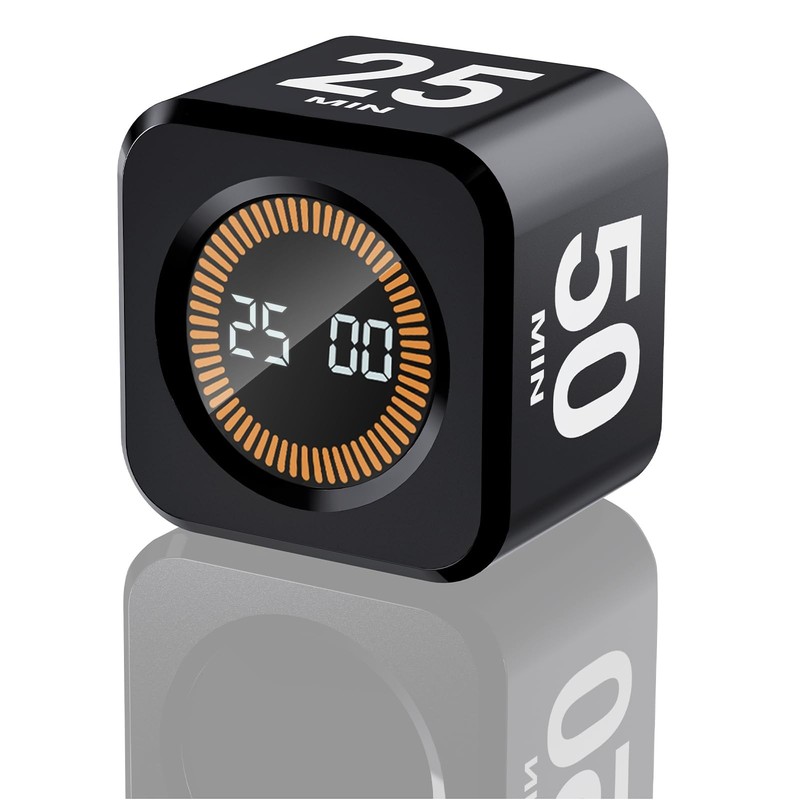 Pomodoro Timer Cube, Cool Stuff Gadgets, Visual Timer with Gravity,