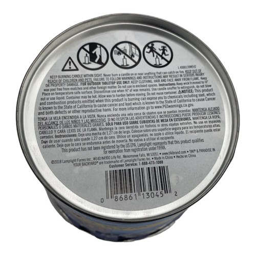 TIKI 1413045 Americana Citronella Wax Candle Bucket 17-Ounce
