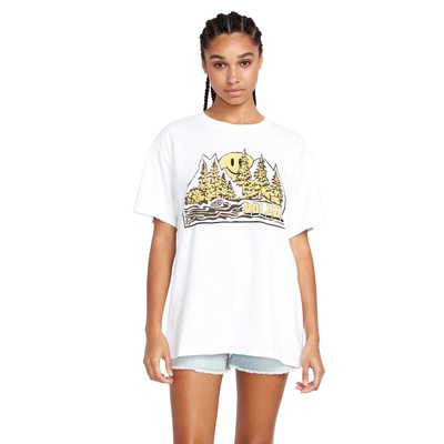 

Женская рубашка с коротким рукавом Volcom Stone Tech, Star white
