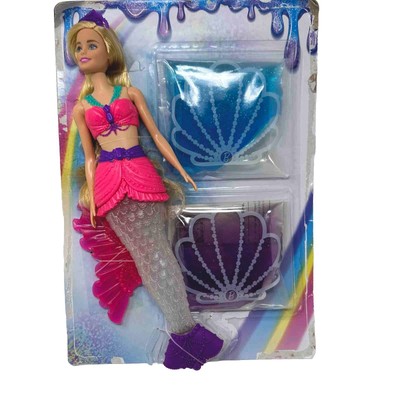 Barbie Doll Dreamtopia Mermaid With 2 Slime Glitter Packs Ext Package Has Damage