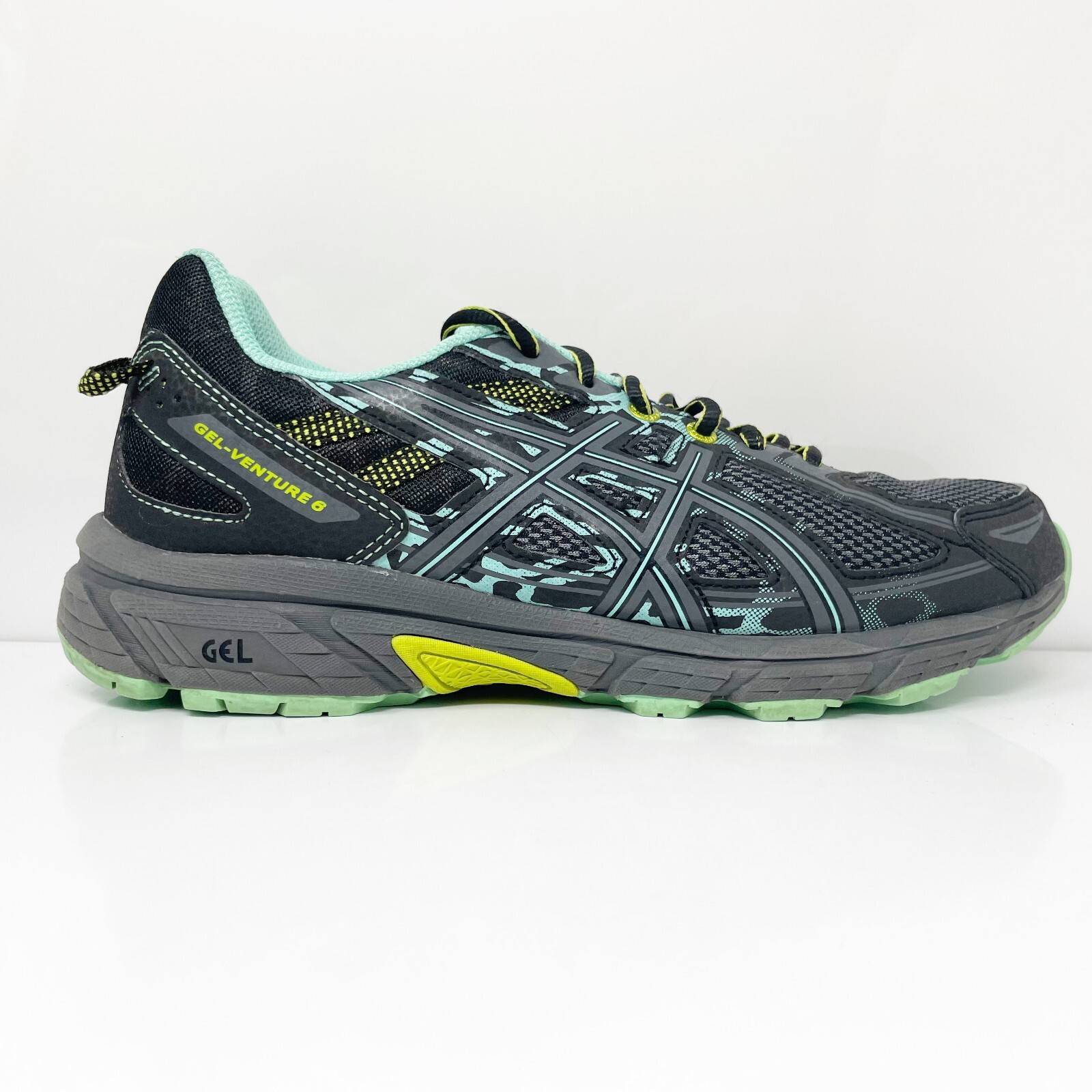 

Женские кроссовки Asics Gel Venture 6 T7G7N черные кроссовки размер 9 D, Черный, Gel Venture 6