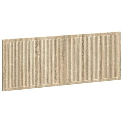 Wall-Mounted Headboard EDE Sonoma Oak Engineered Wood