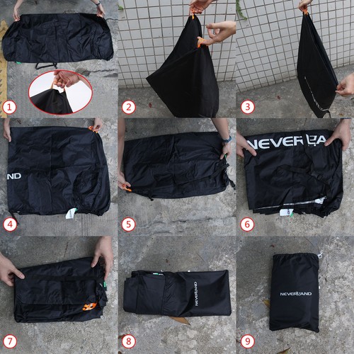 NEVERLAND Waterproof Quad ATV Cover Universal All Weather UV Protection M Size