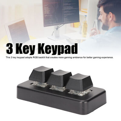 3 Key Mini Mechanical Macro Pad For Better Gaming Experience