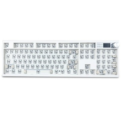 ZMX GMK104 Mechanical Keyboard Kit with Screen&Knob,VIA Progra...