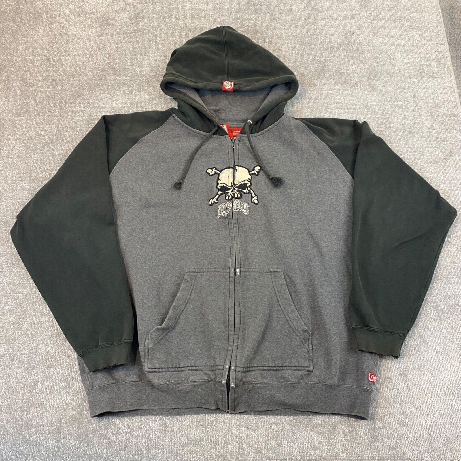 LOST Jacket Men XL Gray Skull Grunge Punk Emo Skater Hip Hop Hooded Full Zip Y2K | eBay LOST Jacket Men XL Gray Skull Grunge Punk Emo Skater Hip Hop Hooded Full Zip Y2K | eBay