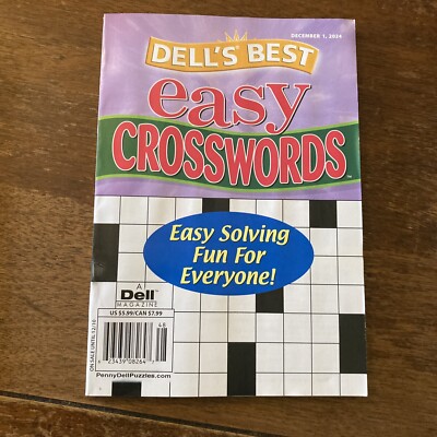 Dell's Best Easy Crosswords December 1 , 2024 New Easy Solving Fun For Everyone