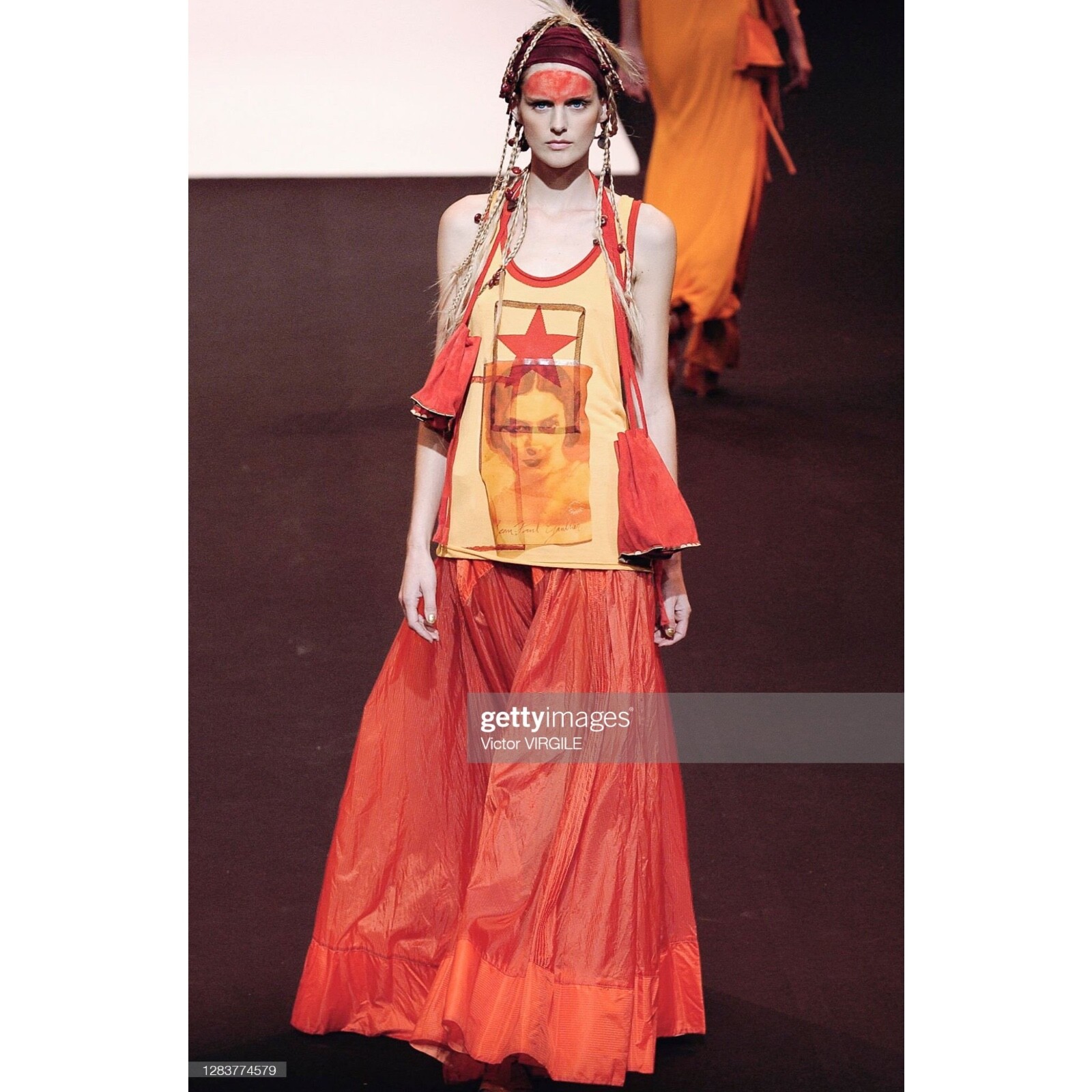JEAN PAUL GAULTIER Spring Summer 2002 Portrait Photo Print