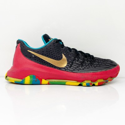 Nike Boys KD 8 Money Ball 768867-002 Черные баскетбольные кроссовки, размер 6,5 лет