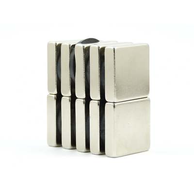 N42 20mm x 20mm x 5mm Strong Neodymium block magnets MRO DIY science VAR. PACKS