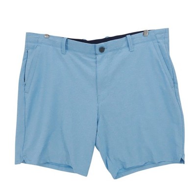 TOMMY BAHAMA Island Zone On Par 8" Shorts Blue Stretch Golf Performance Size 40