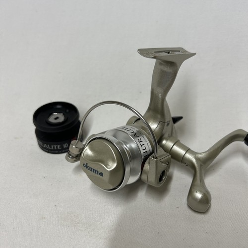Okuma Ultralite 10 Spinning Reel w Spare Spool Mint Condition Free Shipping