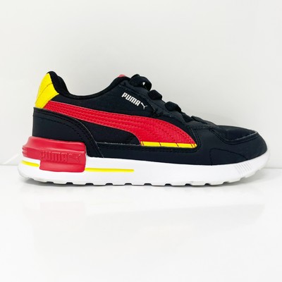 

Puma Boys Graviton Tech 382817-01 Черная Повседневная Обувь Кроссовки Размер 1C, Черный, Graviton Tech