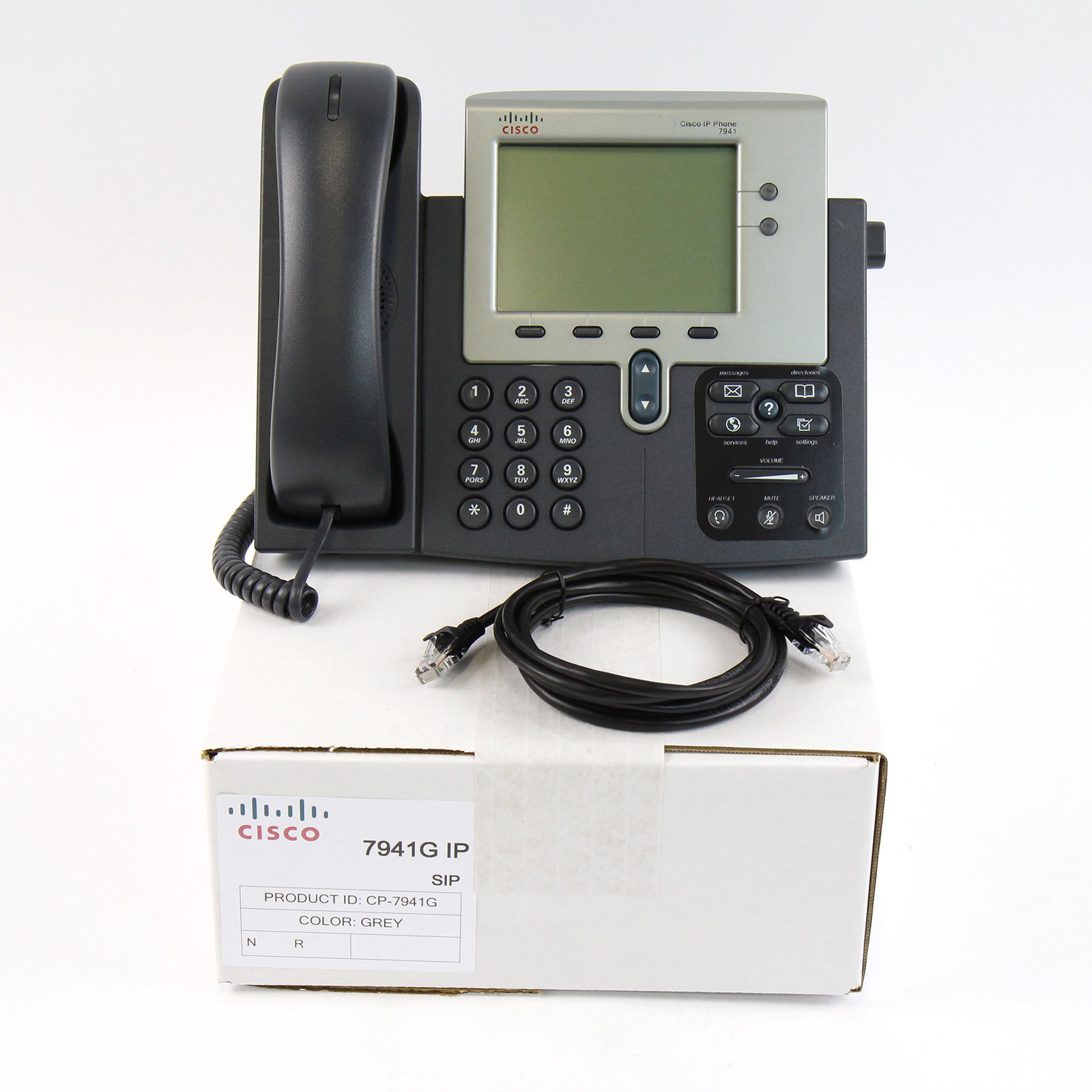 Cisco CP7941G 7941 SIP IP Phone PoE Bulk 746320949420 eBay