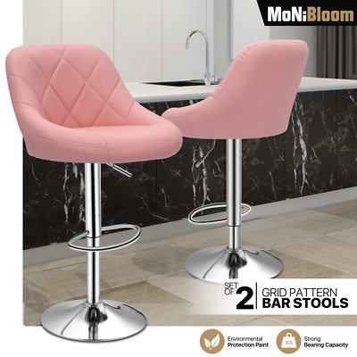 Pink counter 2024 height stools