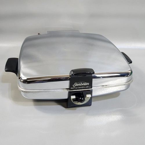 Vintage Sunbeam CG1 Waffle Baker & Grill 1250