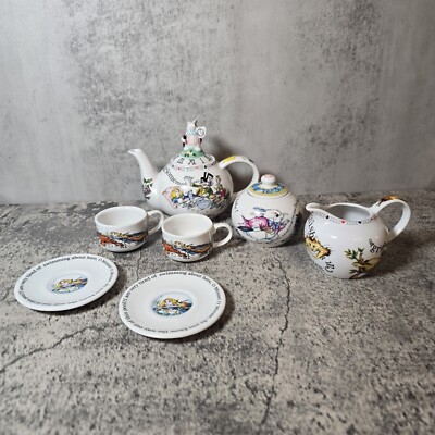 Alice In Wonderland 9 Piece Mad Hatters Mini Teaparty Design By Paul Cardew 2010