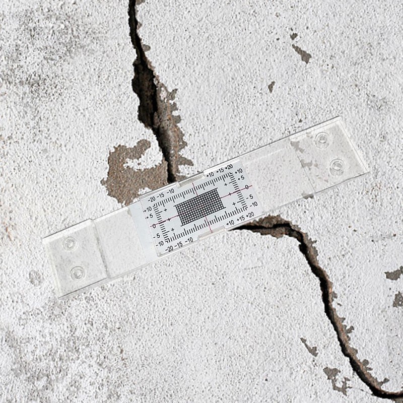 Crack Gauge Monitor Accurate Crack Monitoring Record Tool Crack Measuring Tool