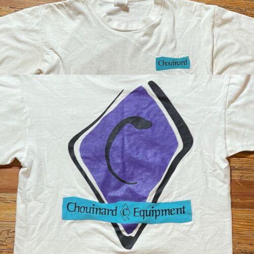 Vintage 80s Chouinard Equipment T Shirt Size Medium Vintage 80s Chouinard Equipment T Shirt Size Medium