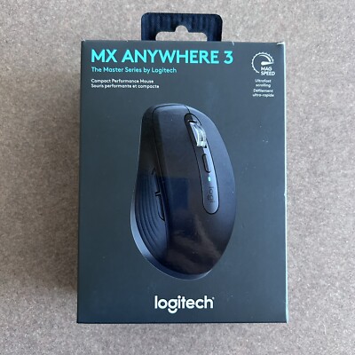 Logitech MX Anywhere 3S Wireless Mouse (Black) 910-006928 NOB