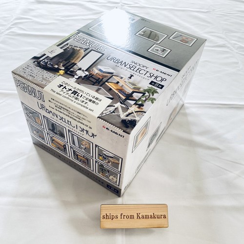 RE-MENT Peanuts SNOOPY URBAN SELECT SHOP 8 Pack BOX F/S