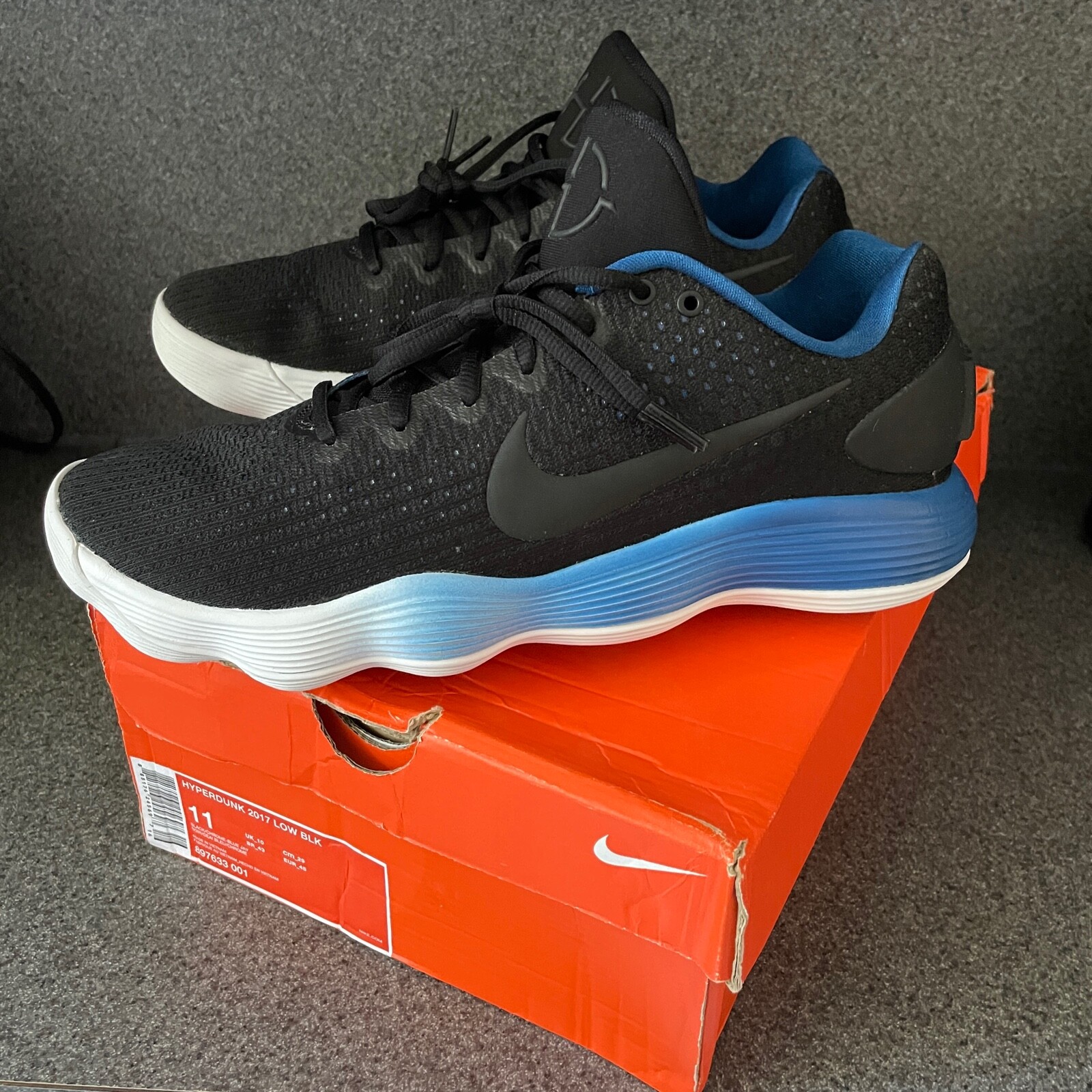 hyperdunk 2017 low size 11