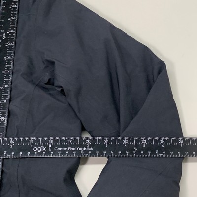 Pre-owned Arc'teryx Goose Down Gore-tex Long Patera Parka Coat Women's Sz M Black 29652