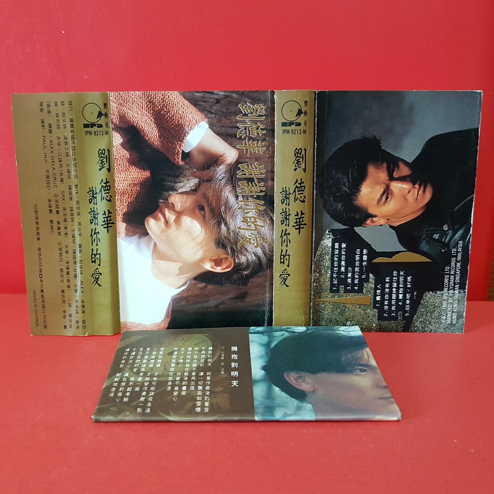Andy Lau 刘德华劉德華 谢谢你的爱1992 Ips Records Cassette 磁带卡带