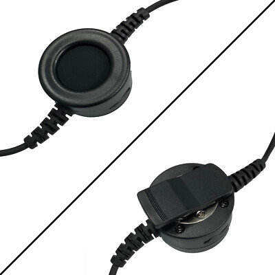 Black Behind The Head Noise Canceling Two Way Radio Headset for Motorola XPR3500