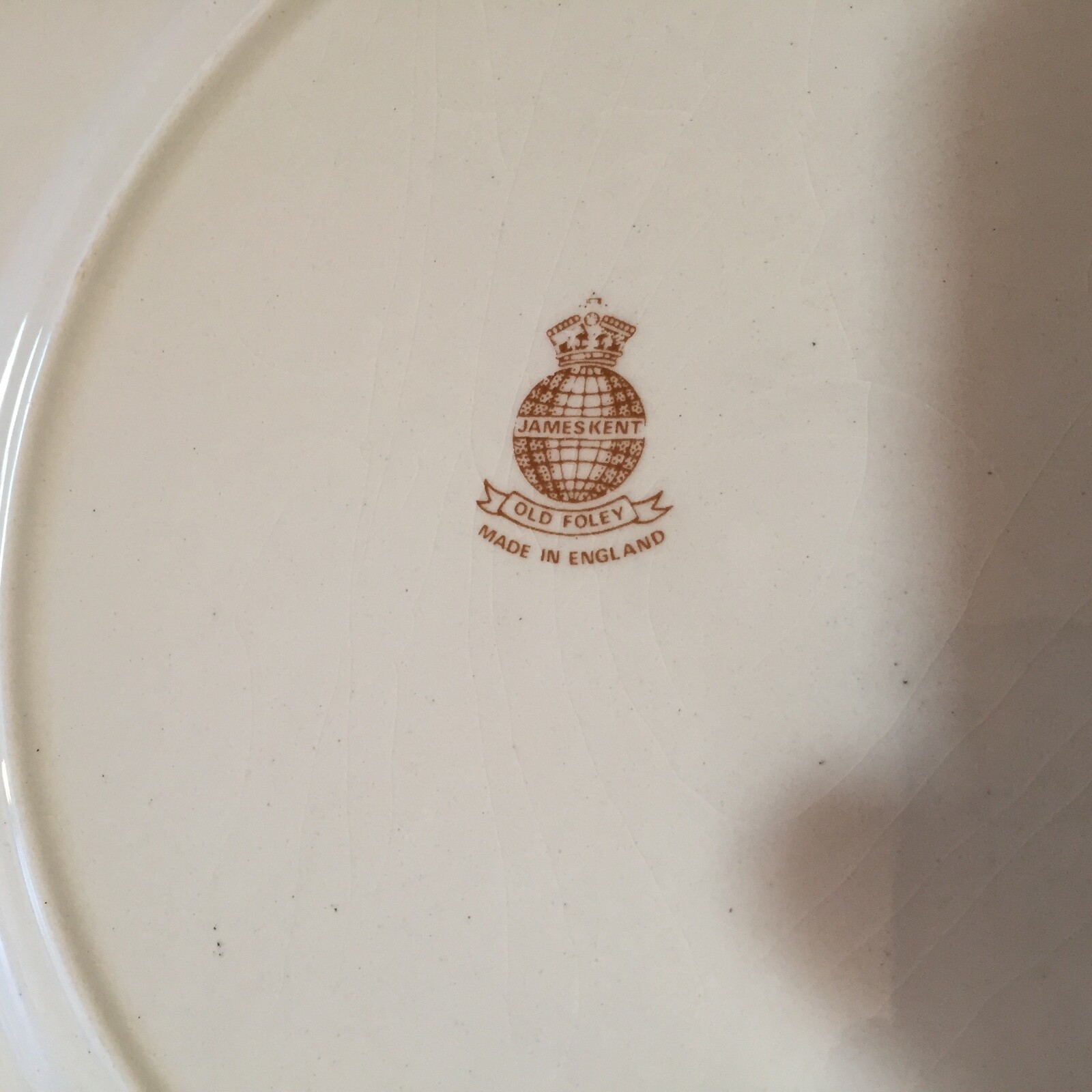 Staffordshire England China Dinner Plate 10