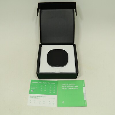 Ecobee 3 lite Smart Thermostat  Black EB-STATE3LT-02 New Openbox