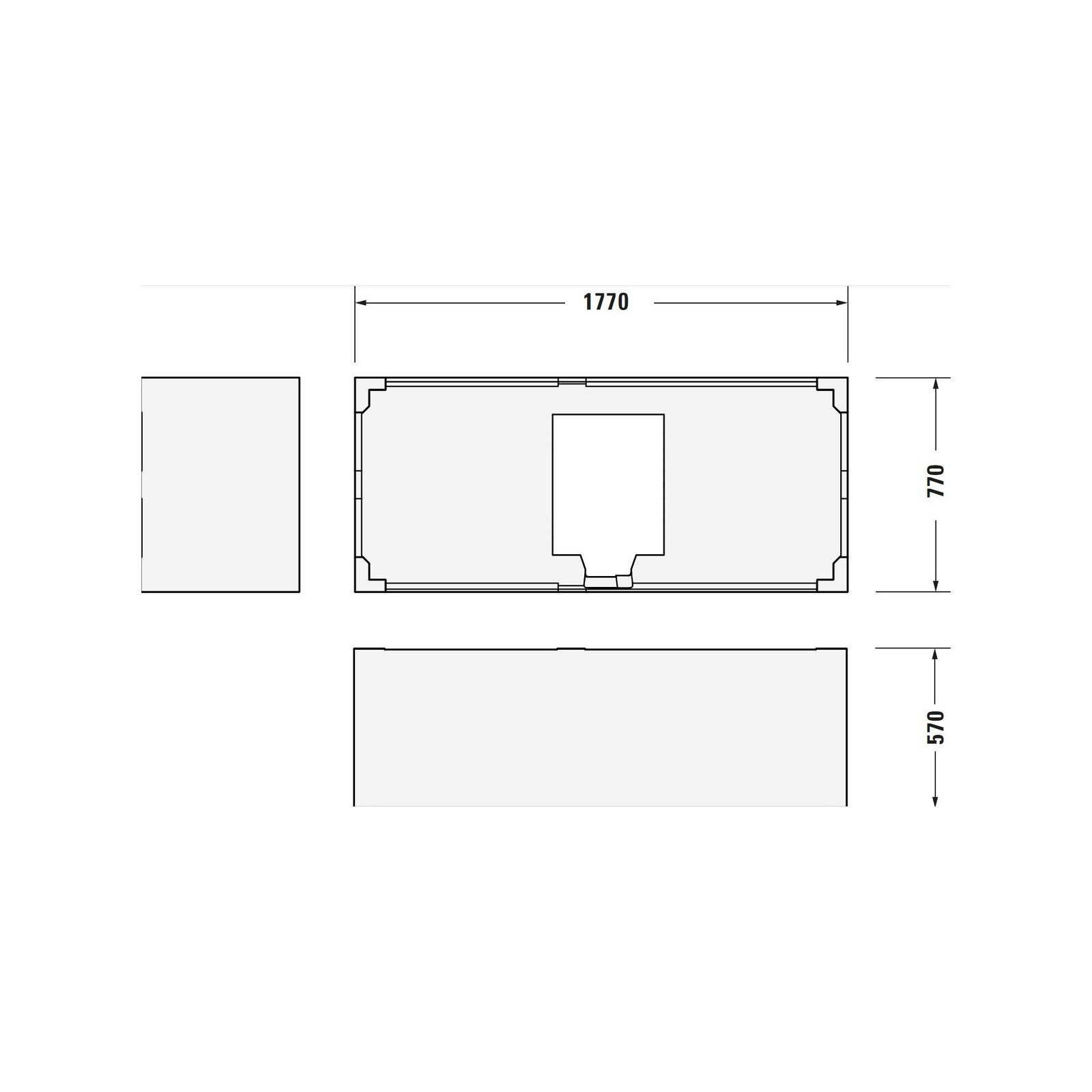 DURAVIT Daro Badewanne Rechteckig 1800x800mm Wanne Weiß Rückenschräge - Bild 6 von 6