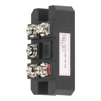 MDS100A Black Three Phase Diode Bridge Rectifier 100A Amp OSI